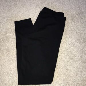 LOFT Lou and Grey thick black leggings Size M
